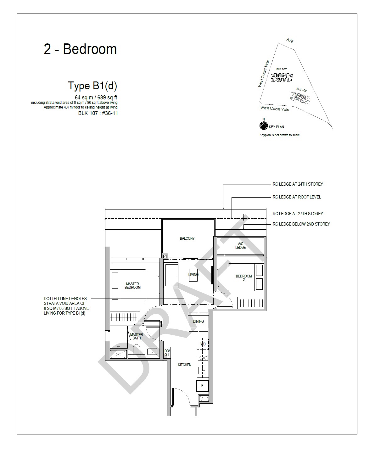 Whistler Grand 1 Bedroom Floor Plan 3