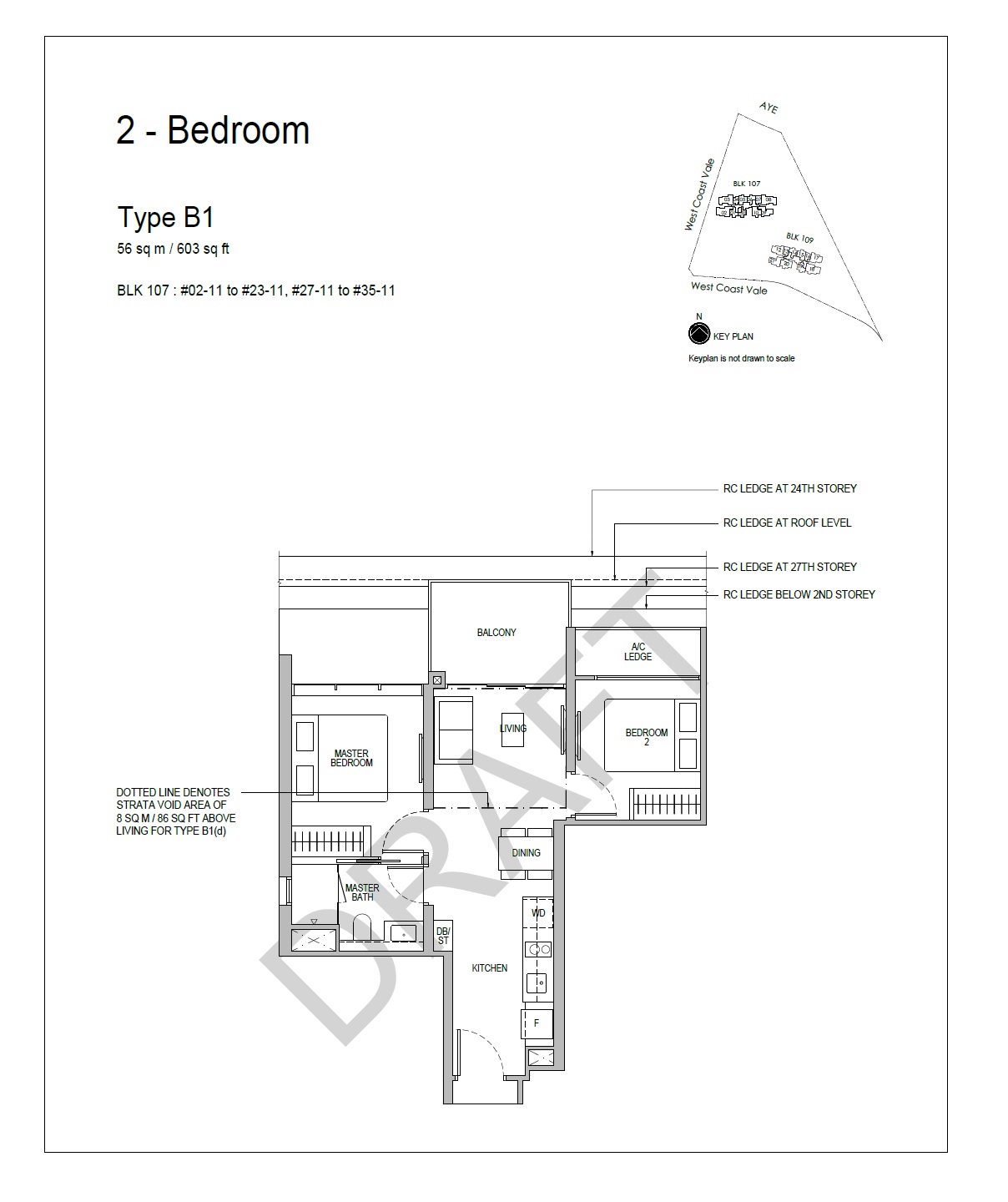 Whistler Grand 1 Bedroom Floor Plan 4
