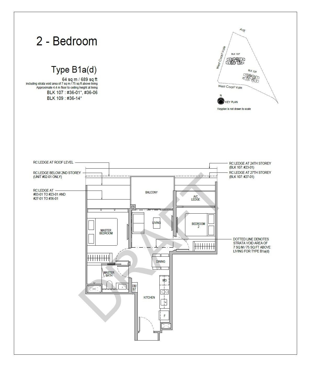 Whistler Grand 1 Bedroom Floor Plan 5