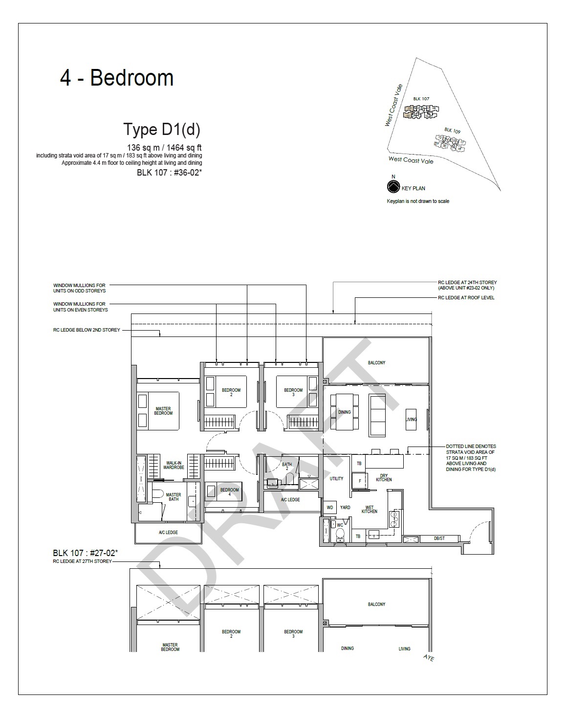 Whistler Grand 1 Bedroom Floor Plan 9