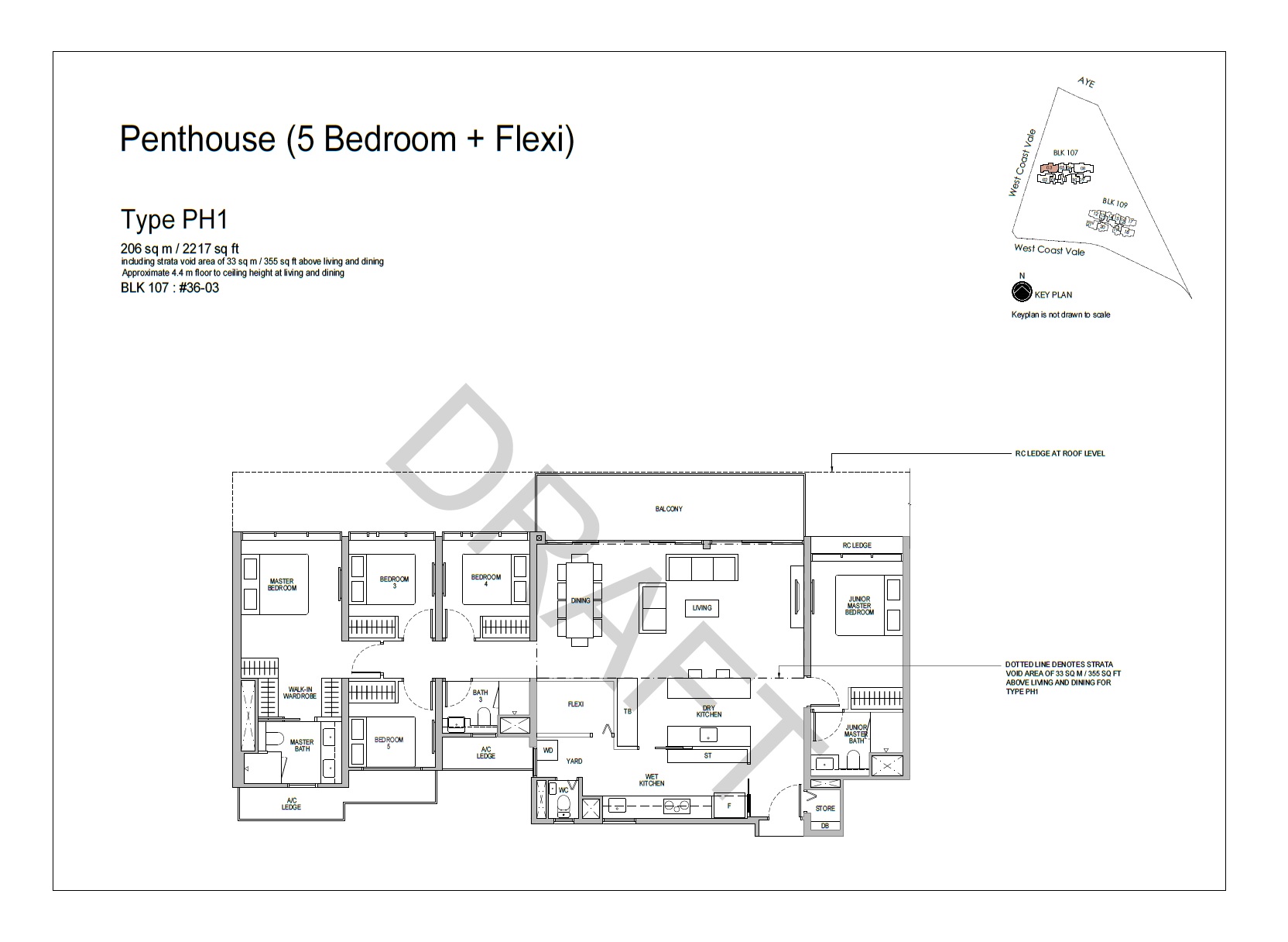 Whistler Grand 1 Bedroom Floor Plan 12